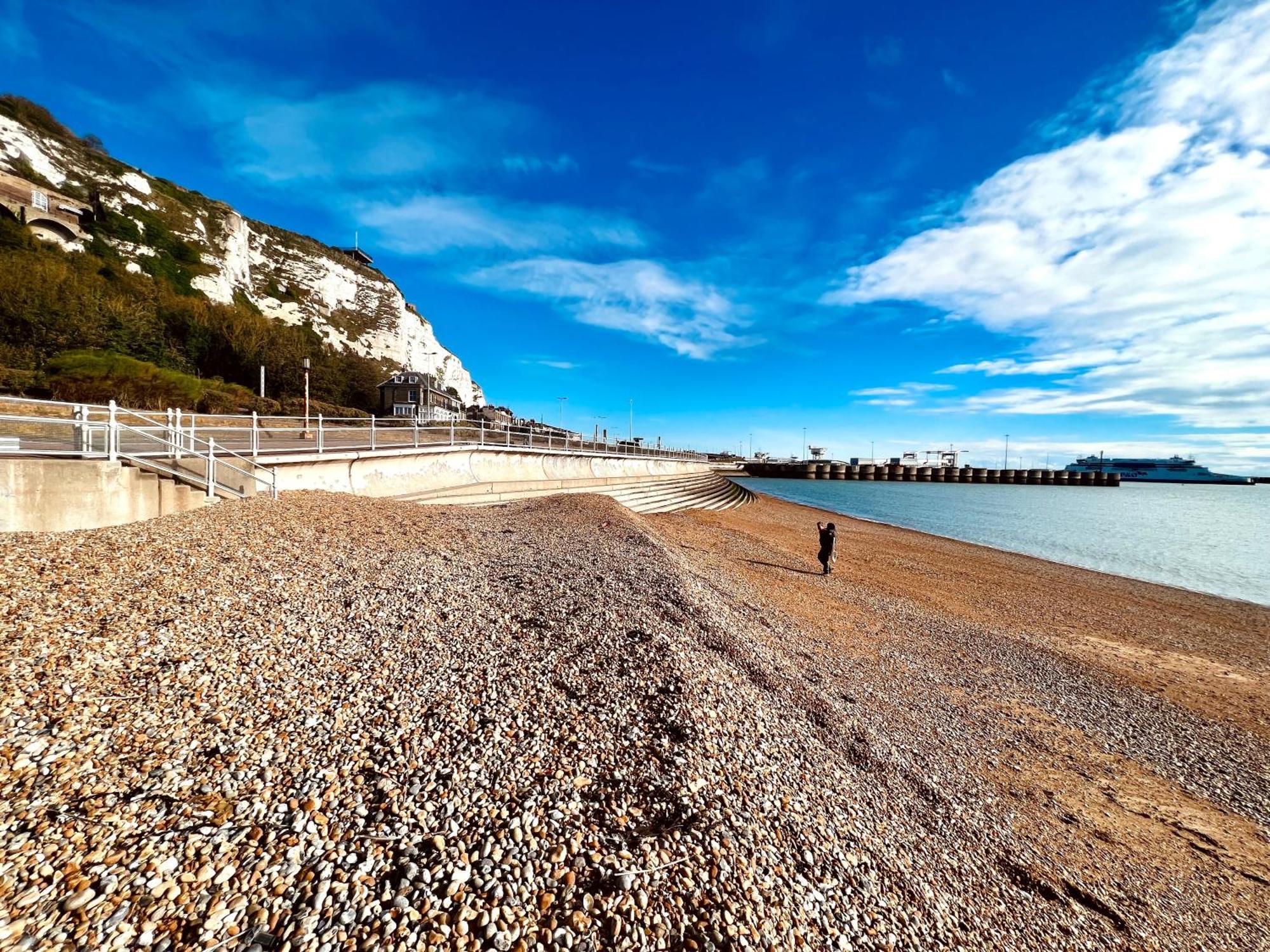 Flat 4 Marine Parade House, 1 East Cliff- Next To Dover Port, White Cliffs, Beach, Castle Ngoại thất bức ảnh